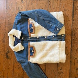 Sherpa jean jacket!